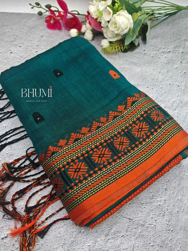 Green - Assam Khadi
