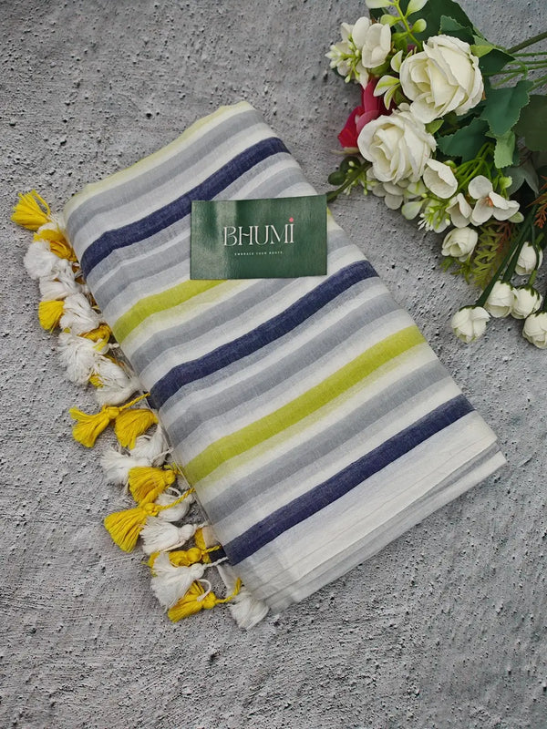 Pure Soft Cotton Saree with Tassels