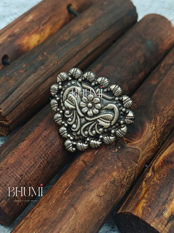 Floral Heart Ring