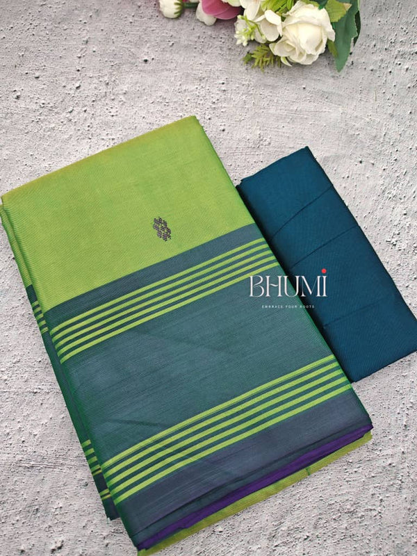 Green Vazhai Naar Pattu Saree